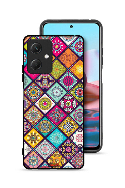 Tolwak غطاء حماية لهاتف شاومي ريدمي نوت 12 بنمط مربعات ماندالا