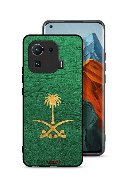 Tolwak غطاء حماية لهاتف شاومي مي 11 برو، علامة المملكة العربية السعودية، جلد