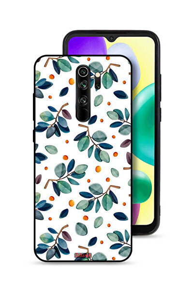 Tolwak غطاء حماية لهاتف شاومي ريدمي نوت 8 برو بنقشة أوراق الشجر