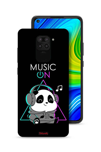 Tolwak غطاء حماية لهاتف شاومي ريدمي نوت 9 - موسيقى على الباندا