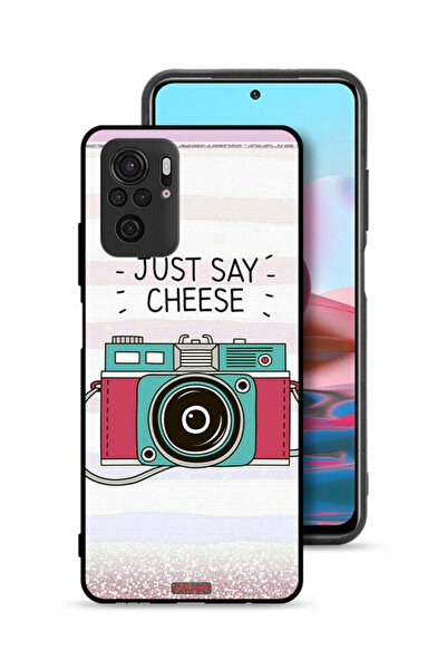 Tolwak Xiaomi Redmi Note 10 4G Protective Case Cover Just Say Cheese