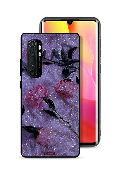 Tolwak غطاء حماية لهاتف شاومي مي نوت 10 لايت بنقشة ورود لامعة