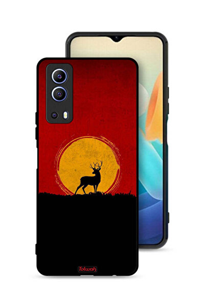 Tolwak غطاء حماية Vivo Y72 5G بتصميم غزال وقمر