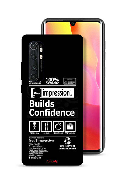 Tolwak غطاء حماية لهاتف Xiaomi Mi Note 10 Lite ملصق يعزز الثقة