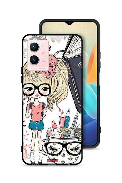 Tolwak Vivo Y33s 5G Protective Case Cover Unicorn Girl Art