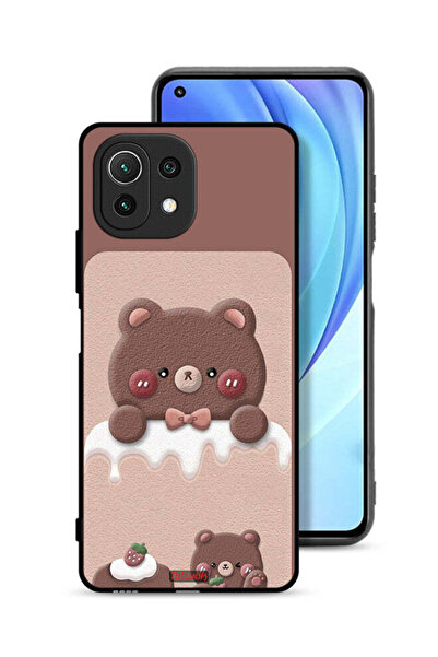 Tolwak غطاء حماية لهاتف شاومي مي 11 لايت - دب الفراولة