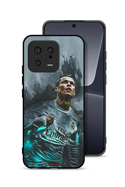 Tolwak غطاء حماية لهاتف شاومي 13 برسومات كريستيانو رونالدو