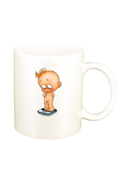 INOVATIX Cana alba personalizata, Baby, D268, INOVATIX®. 330ml