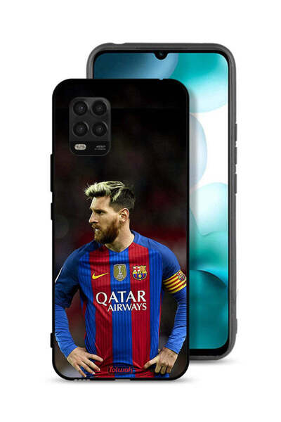 Tolwak غطاء حماية لهاتف شاومي مي 10 لايت 5G ميسي برشلونة