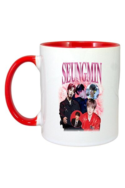 INOVATIX Cana Alba Personalizata, Formatia/trupa Seugmin, Maner Si Interior Rosu, ®. 330ml