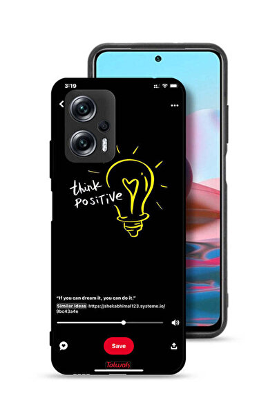 Tolwak غطاء حماية لهاتف Xiaomi Poco X4 GT - فكر بإيجابية