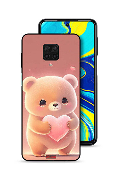 Tolwak غطاء حماية شاومي ريدمي نوت 9 برو باندا صغير لطيف يحمل قلبًا