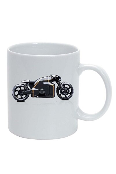 INOVATIX Cana alba personalizata, Motor, alb, D63, INOVATIX®. 330ml