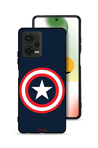 Tolwak غطاء حماية Xiaomi Poco X5 بتصميم كابتن أمريكا