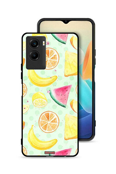 Tolwak غطاء حماية لهاتف Vivo Y55s 5G (2021) برسومات فنية بألوان مائية وفواكه