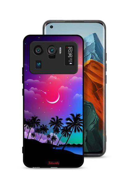 Tolwak Xiaomi Mi 11 Ultra Protective Case Cover Moon In Night Art