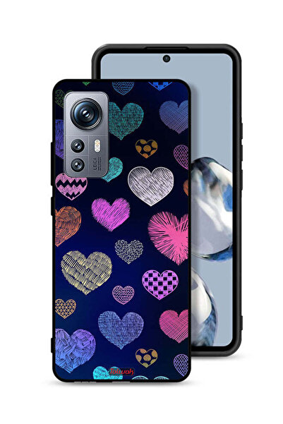 Tolwak غطاء حماية لهاتف Xiaomi 12S بنقشة قلوب داجا