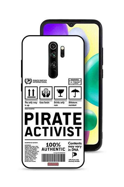 Tolwak Xiaomi Redmi Note 8 Pro Protective Case Cover Private Activist Sticker