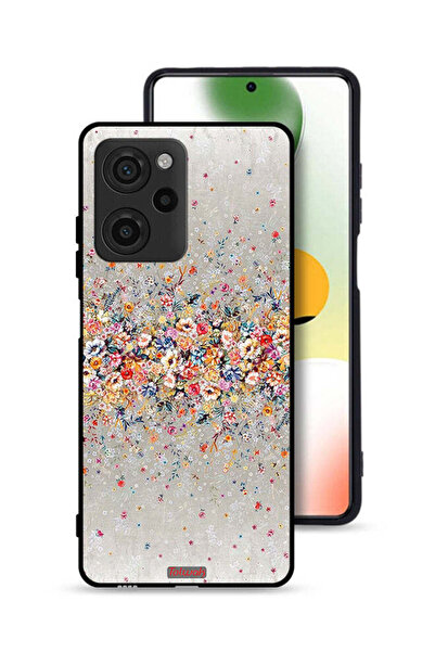 Tolwak غطاء حماية شاومي بوكو X5 برو بتصميم زهور صغيرة وفن تجريدي