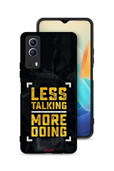 Tolwak Vivo iQOO Z3 5G Protective Case Cover Less Talking More Doing