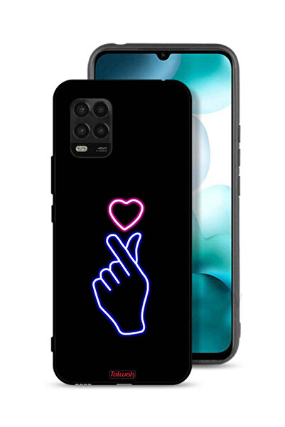 Tolwak غطاء حماية لهاتف شاومي مي 10 لايت 5G برسومات قلب سناب