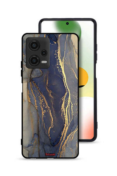 Tolwak غطاء حماية لهاتف Xiaomi Poco X5 بنمط رخامي لامع