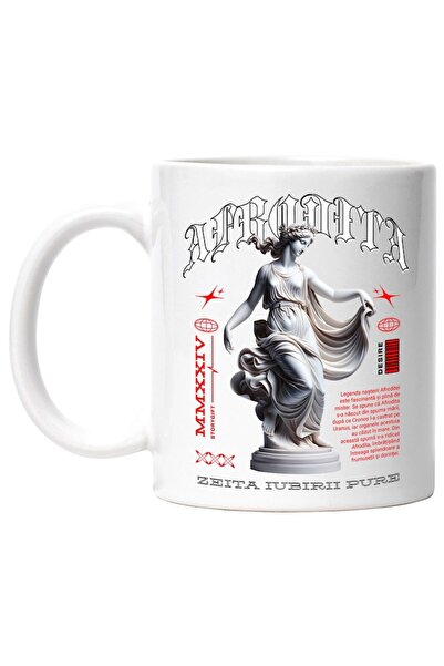 INOVATIX Εξατομικευμένη λευκή κούπα, Αφροδίτη, Θεά του Έρωτα, Ελληνική Μυθική...