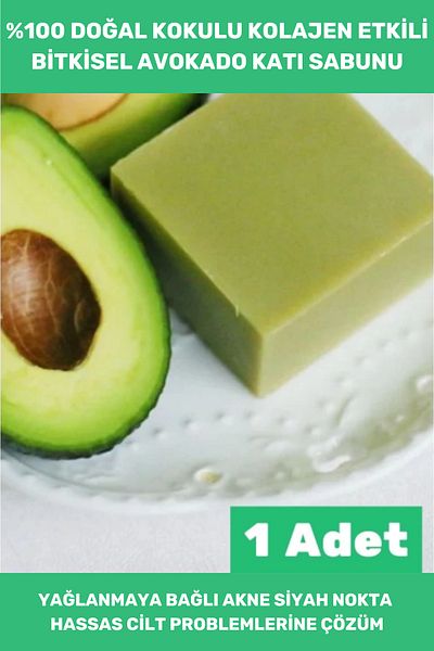 Thriftbuds Beautifully Scented 100% Natural Collagen Effective Facial Hair Hand Body Skin Repairing Avocado Herbal Soap 1 Piece