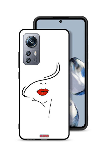 Tolwak غطاء حماية لهاتف Xiaomi 12S برسومات وجه فتاة