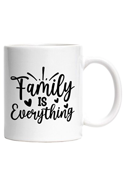 INOVATIX Cana alba personalizata, mesaj din care reiese ca familia reprezinta...