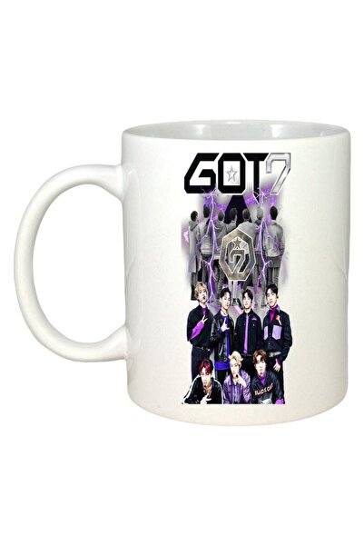 INOVATIX Cana Alba Personalizata, Formatia/trupa Got7, Maner Si Interior Alb,...