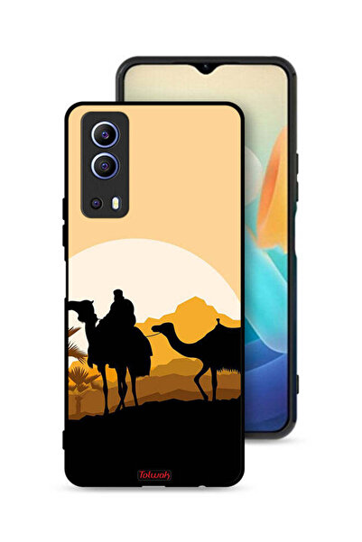 Tolwak غطاء حماية فيفو iQOO Z3 5G برسومات جمال في الصحراء