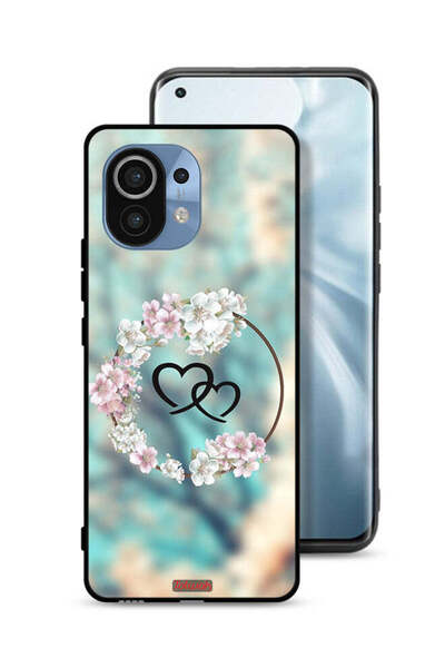 Tolwak غطاء حماية لهاتف شاومي مي 11 برسومات قلوب ورسومات خواتم