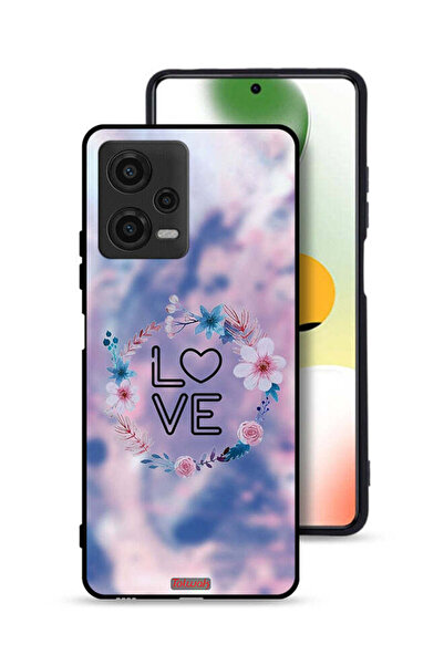 Tolwak غطاء حماية شاومي بوكو X5 بتصميم خاتم الحب بين الزهور
