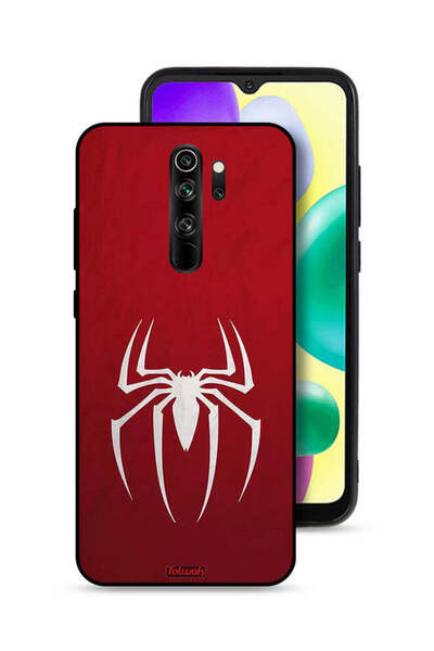 Tolwak غطاء حماية لهاتف شاومي ريدمي نوت 8 برو بتصميم أيقونة العنكبوت