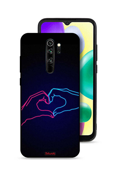 Tolwak غطاء حماية لهاتف شاومي ريدمي نوت 8 برو بتصميم يد تلامس القلب
