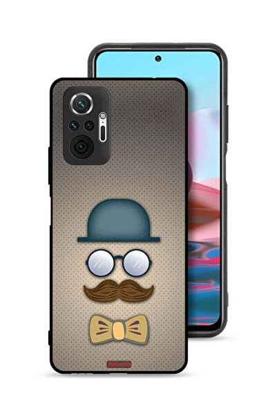 Tolwak غطاء حماية لهاتف شاومي ريدمي نوت 10 برو 4G برسومات رأس الرجل