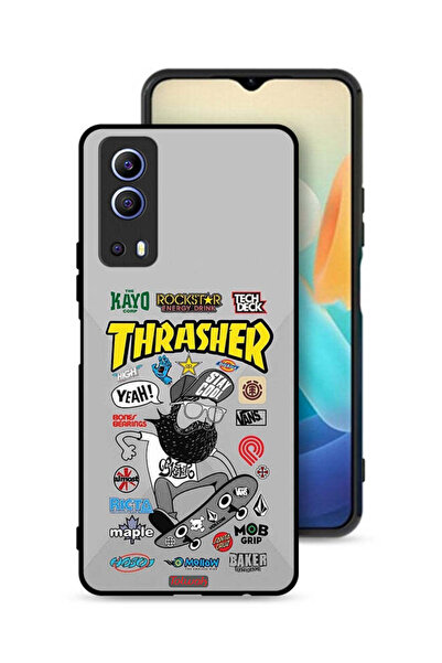 Tolwak Vivo iQOO Z3 5G Protective Case Cover Thrasher Sticker