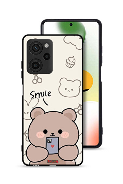 Tolwak غطاء حماية شاومي بوكو X5 برو برسومات الدب المبتسم