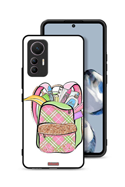 Tolwak غطاء حماية لهاتف شاومي 12 لايت بتصميم حقيبة فتاة وحيد القرن