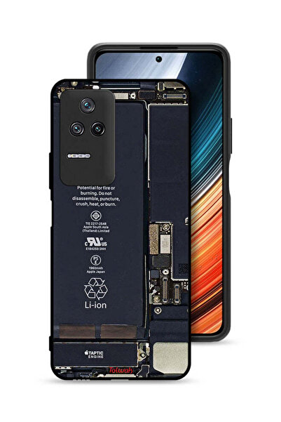 Tolwak غطاء حماية لهاتف Xiaomi Redmi K40S بنمط دائرة الهاتف