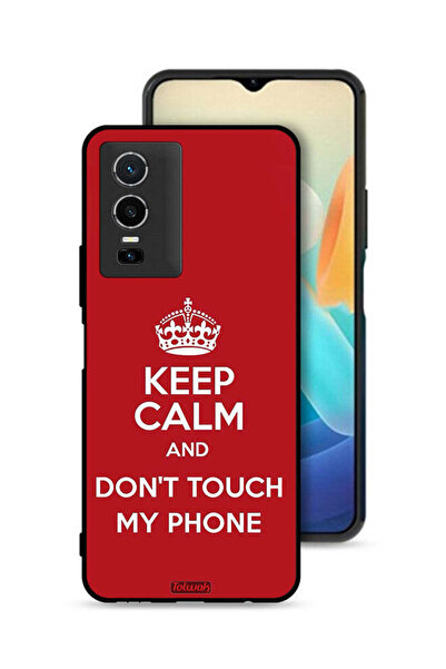 Tolwak Vivo Y76 5G Protective Case Cover Keep Calm And Dont Touch My Phone