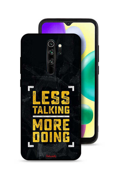 Tolwak Xiaomi Redmi Note 8 Pro Protective Case Cover Less Talking More Doing