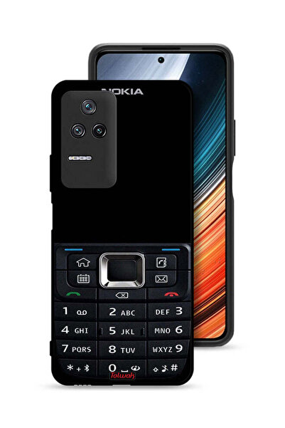 Tolwak Xiaomi Redmi K40S Protective Case Cover Old Phone Pattern
