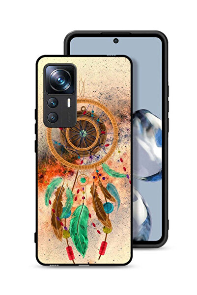 Tolwak غطاء حماية لهاتف شاومي 12T Pro بنقشة ريش ماندالا معلق