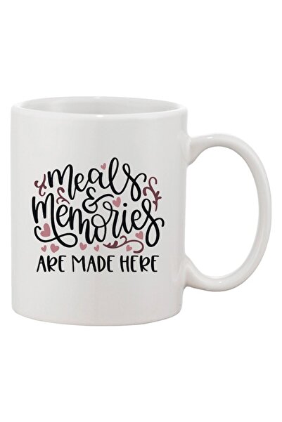 INOVATIX Персонализирана бяла чаша, персонализирано „Тук се правят ястия и сп...