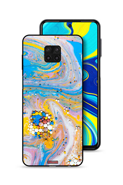 Tolwak غطاء حماية لهاتف شاومي ريدمي نوت 9 برو، أحجار كريمة ملونة تجريدية