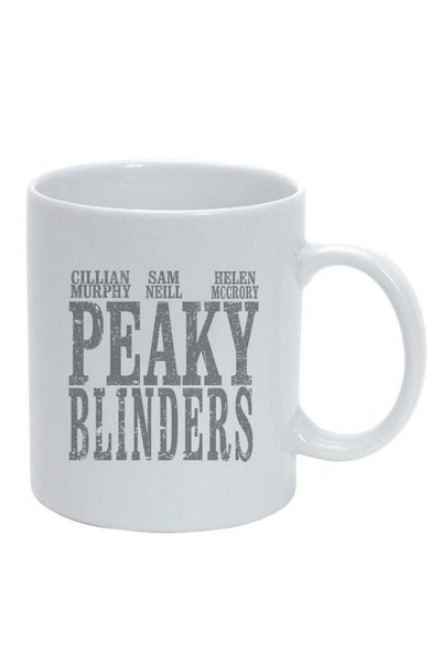 INOVATIX Cană albă personalizată, Peaky Blinders, alb, D1310, INOVATIX®. 330 ml