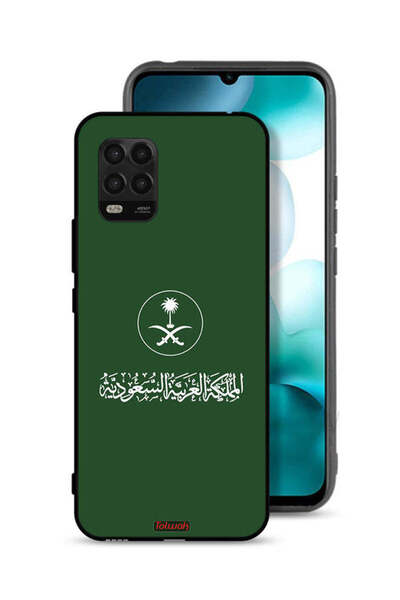 Tolwak غطاء حماية لهاتف شاومي مي 10 لايت 5G، تصميم فن ناقل لعلامة المملكة الع...