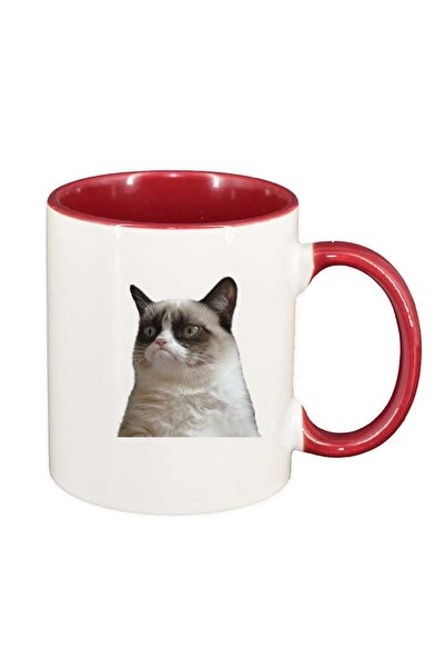 INOVATIX Cana alba personalizata, Grumpy, interior rosu, D182, INOVATIX®. 330ml